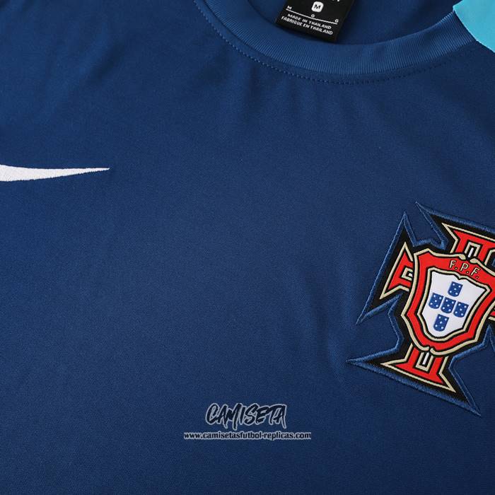 Chandal del Portugal 2024-2025 Manga Corta Azul - Pantalon Corto